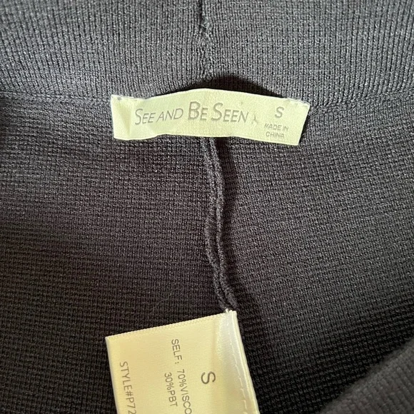 🌟3 for $25🌟 See and Be Seen  Pantsuit Women’s DARK NAVY BLUE/WHITE Ensemble SZ S - Picture 2 of 16